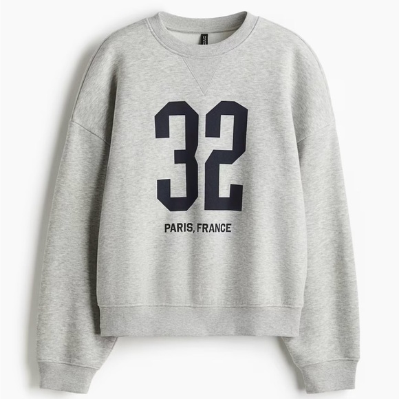 H&M women Gray crewneck - Picture 2 of 7